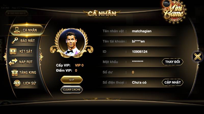 Hướng dẫn cập nhật tài khoản Kingfun nhanh chóng, đơn giản 10 Hướng dẫn cập nhật tài khoản Kingfun thông tin cơ bản